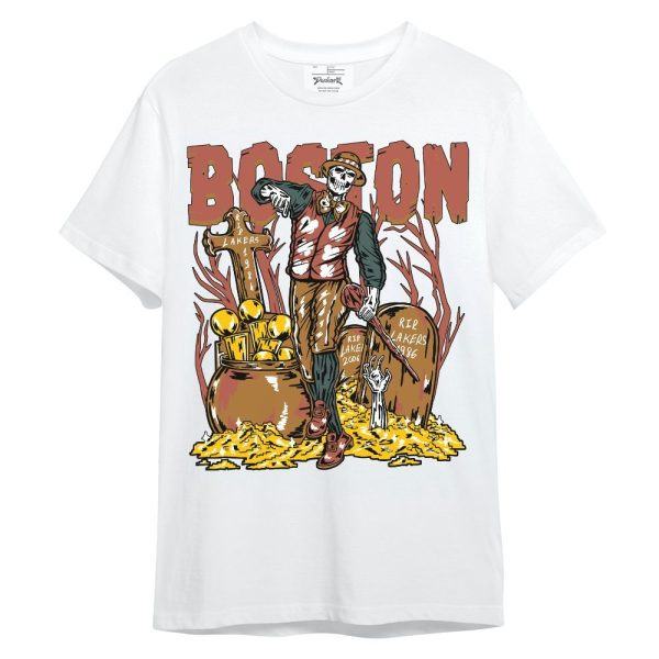 SB Dunk Low Pro Burnt Sunrise Shirt - Goldrush Skeleton Unisex Shirt Matching Jordan Shirt Jezsport.com