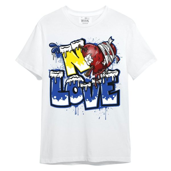 Laney 14s Shirt, Drip No Love Streetwear Unisex Shirt Matching Jordan Shirt Jezsport.com