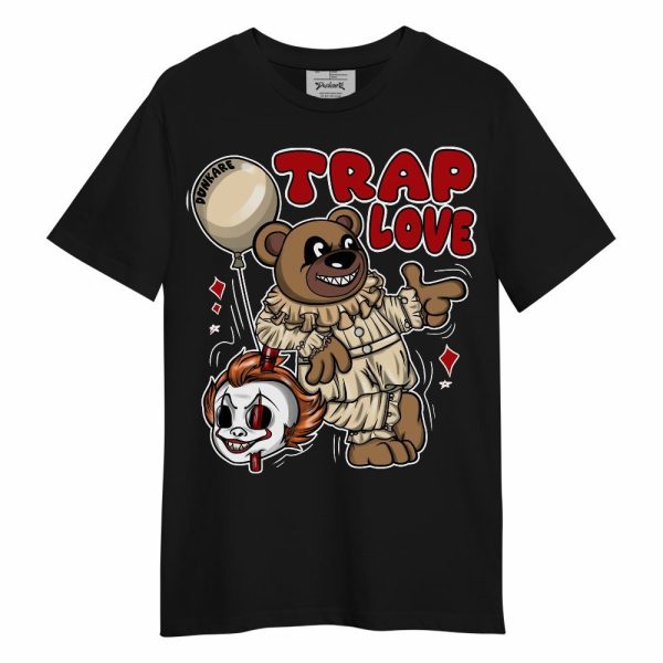 Dunk Low Strawberry Waffle Shirt - Trap Loves Bear Unisex Shirt Matching Jordan Shirt Jezsport.com