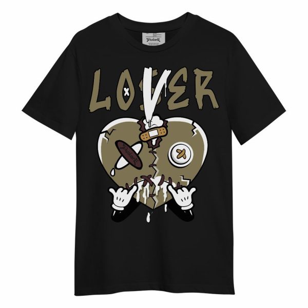 Black Olive 7s Shirt, Loser Lover Drip Unisex Shirt Matching Jordan Shirt Jezsport.com