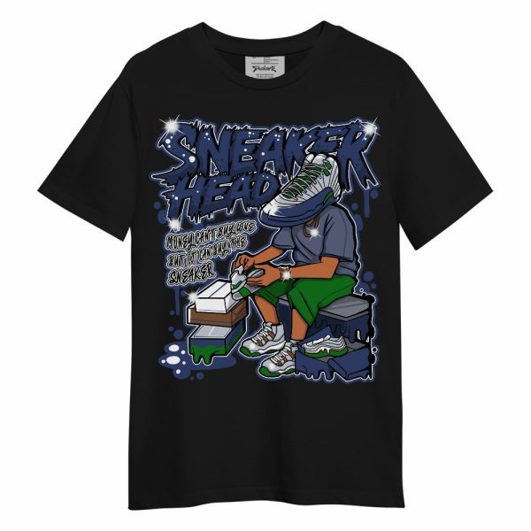 Midnight Navy 13s Shirt - Sneakers Headache Graphic Unisex Shirt Matching Jordan Shirt Jezsport.com