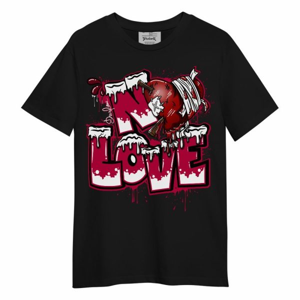 Retro Chicago 2s Shirt, Drip No Love Streetwear Unisex Shirt Matching Jordan Shirt Jezsport.com