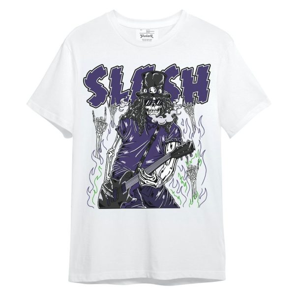 Retro Court Purple 13s Shirt - Slash Skeleton Unisex Shirt Matching Jordan Shirt Jezsport.com