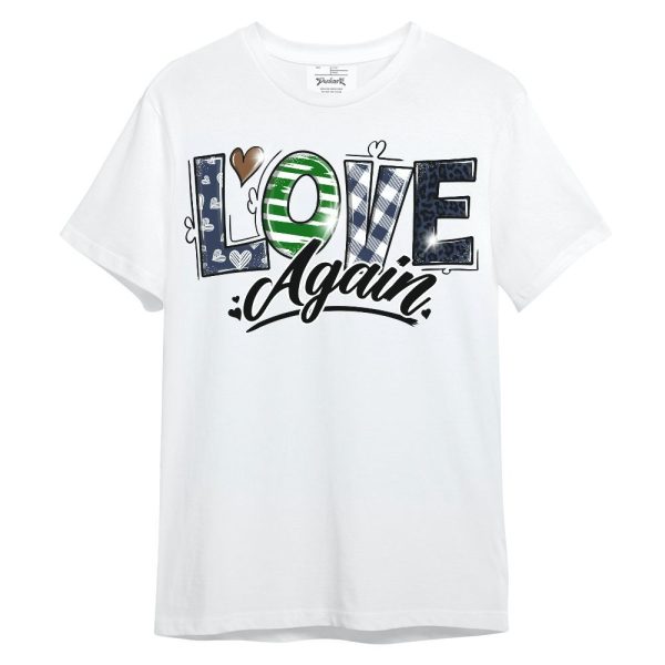 Midnight Navy 13s Shirt, Love Again Graphic Unisex Shirt Matching Jordan Shirt Jezsport.com