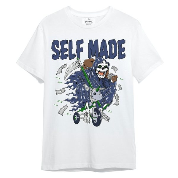 Midnight Navy 13s Shirt - Self Make Skeleton Unisex Shirt Matching Jordan Shirt Jezsport.com