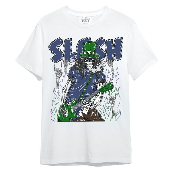 Midnight Navy 13s Shirt - Slash Skeleton Unisex Shirt Matching Jordan Shirt Jezsport.com