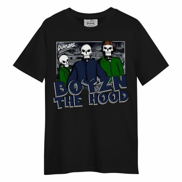 Midnight Navy 13s Shirt, Boyz N The Hood Skeleton Unisex Shirt Matching Jordan Shirt Jezsport.com