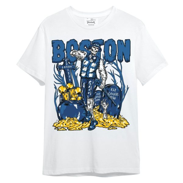 French Blue 13s Shirt - Goldrush Skeleton Unisex Shirt Matching Jordan Shirt Jezsport.com