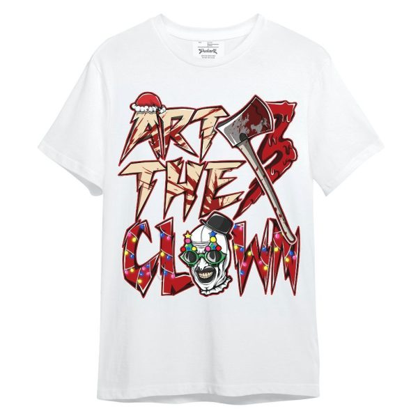 Dunk Low Strawberry Waffle Shirt - Art Clown Halloween Unisex Shirt Matching Jordan Shirt Jezsport.com