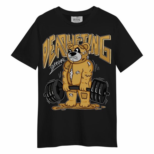 Retro Light Ginger 14s Shirt - Deadlifting Bear Unisex Shirt Matching Jordan Shirt Jezsport.com