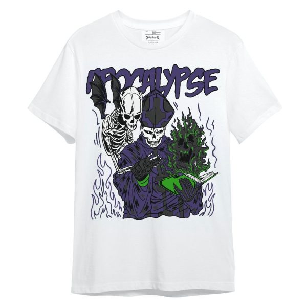 Retro Court Purple 13s Shirt - Apocalypse Skeleton Unisex Shirt Matching Jordan Shirt Jezsport.com