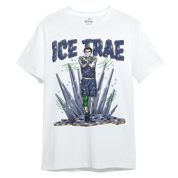 Midnight Navy 13s Shirt - Freezed Skeleton Unisex Shirt Matching Jordan Shirt Jezsport.com