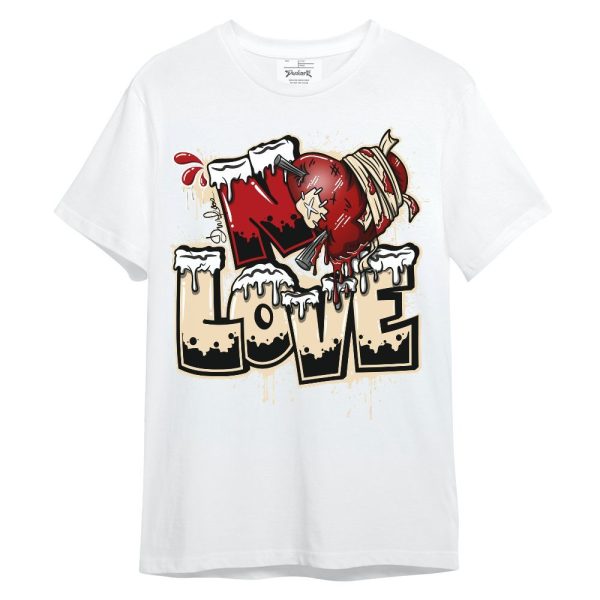 Dunk Low Strawberry Waffle Shirt, Drip No Love Unisex Shirt Matching Jordan Shirt Jezsport.com