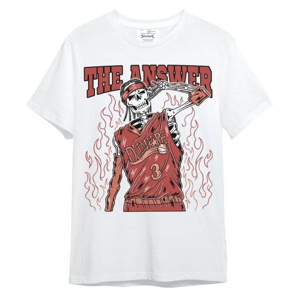 Dune Red 13s Shirt - Allen Answer Skeleton Unisex Shirt Matching Jordan Shirt Jezsport.com