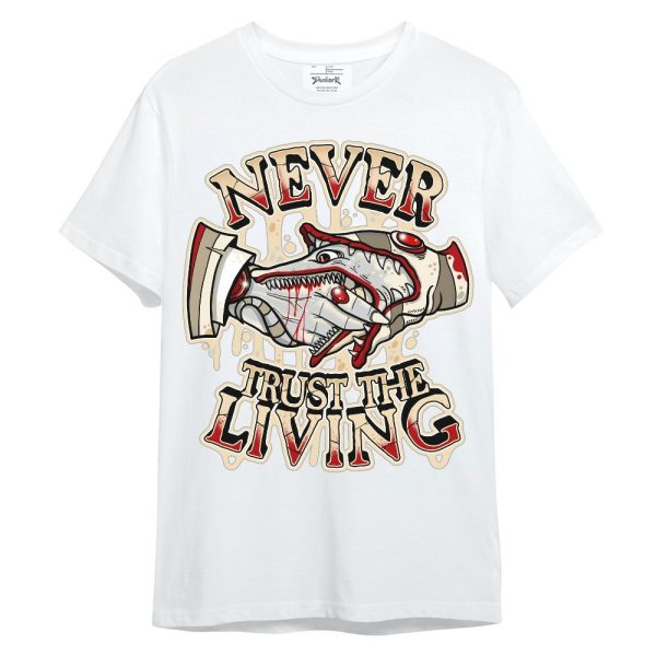 Dunk Low Strawberry Waffle Shirt - Never Trusting Living Halloween Graphic Unisex Shirt Matching Jordan Shirt Jezsport.com