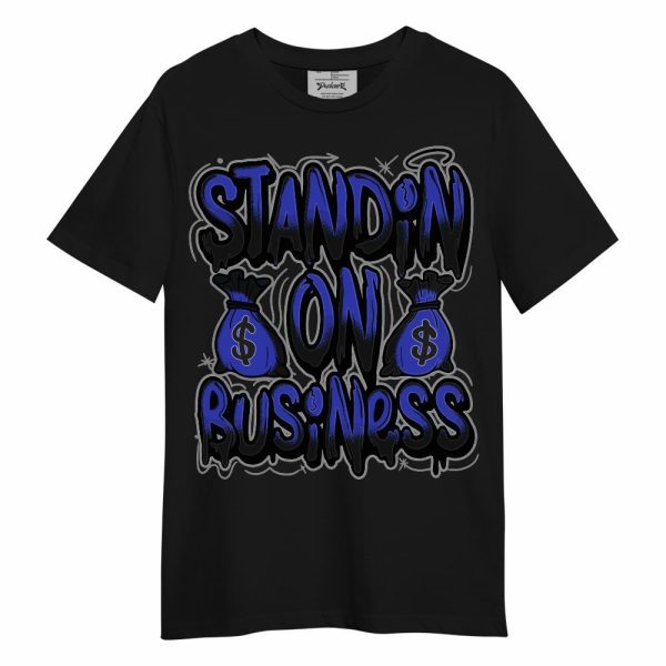 Retro Black Concord 12s Shirt - Standin' Business Graphic Unisex Shirt Matching Jordan Shirt Jezsport.com