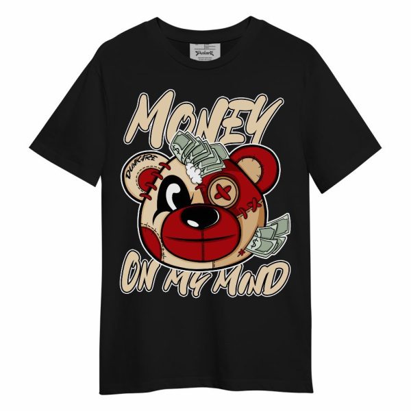 Dunk Low Strawberry Waffle Shirt - Money On My Mind Bear Shirt Unisex Oufit Unisex Shirt Matching Jordan Shirt Jezsport.com