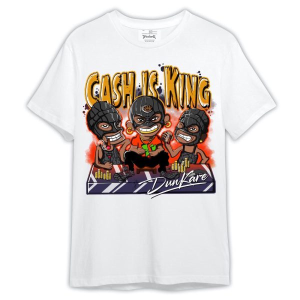 J Balvin Rio 3s Shirt, Cash Is King Robber Gang Shirt Outfit 1005 LGH Matching Jordan Shirt Jezsport.com