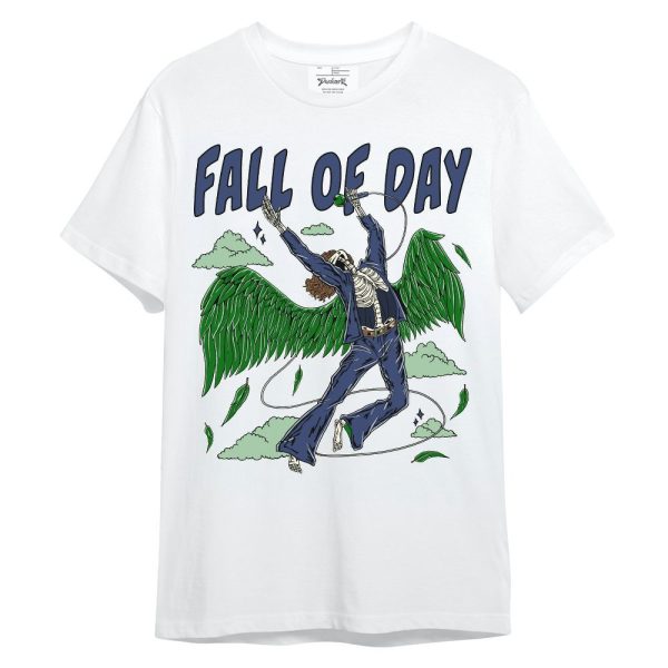 Midnight Navy 13s Shirt - Fall Of Days Skeleton Unisex Shirt Matching Jordan Shirt Jezsport.com