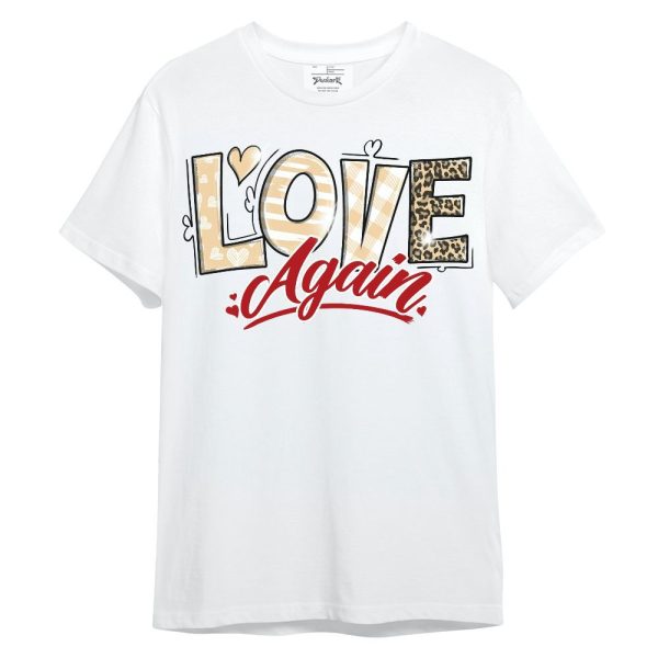 Dunk Low Strawberry Waffle Shirt, Love Again Graphic Unisex Shirt Matching Jordan Shirt Jezsport.com