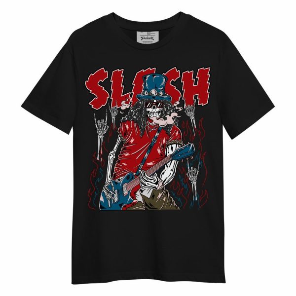 OG Varsity Red 17s Shirt - Slash Skeleton Unisex Shirt Matching Jordan Shirt Jezsport.com