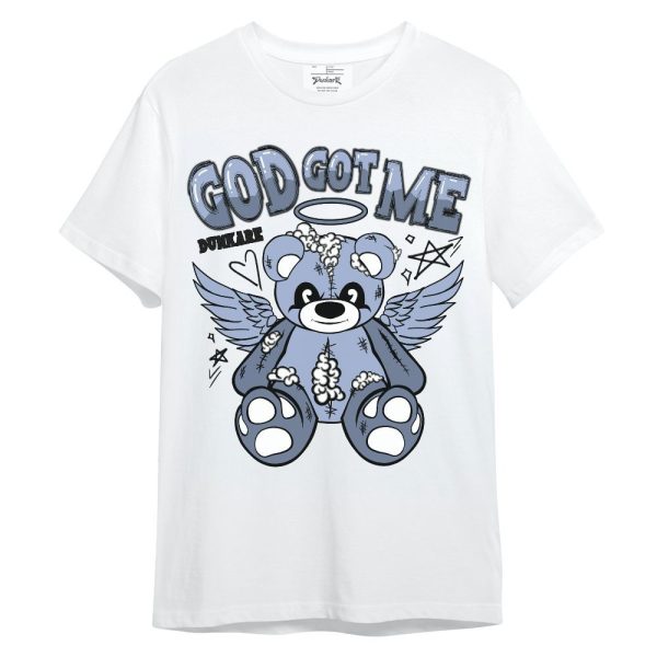 Retro Blue Grey 13s Shirt - Gods Guides Me Bear Unisex Shirt Matching Jordan Shirt Jezsport.com