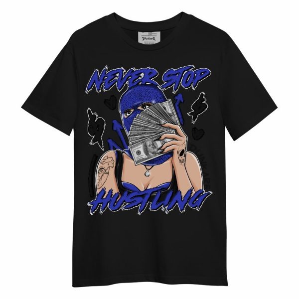 Retro Black Concord 12s Shirt - Hustling Unque Unisex Shirt Matching Jordan Shirt Jezsport.com