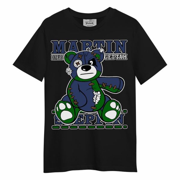 Midnight Navy 13s Shirt - Tah Steppin Bear Unisex Shirt Matching Jordan Shirt Jezsport.com