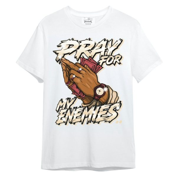 Dunk Low Strawberry Waffle Shirt - Prayed For Enemies Graphic Unisex Shirt Matching Jordan Shirt Jezsport.com