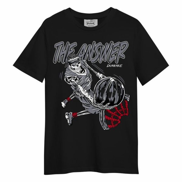 Retro Black Flint 13s Shirt - The Answer Skeleton Unisex Shirt Matching Jordan Shirt Jezsport.com