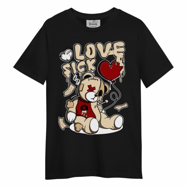 Dunk Low Strawberry Waffle Shirt, Graphic Love Sick Unisex Shirt Matching Jordan Shirt Jezsport.com