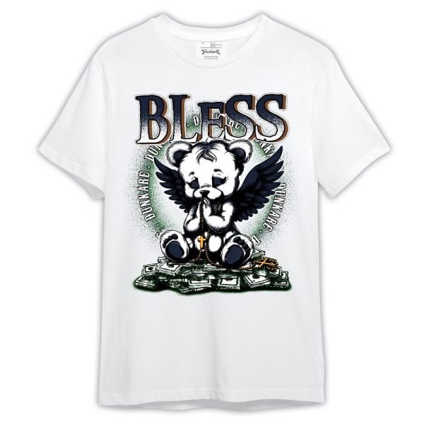 Midnight Navy 13s Shirt, Bless Bear Angel Shirt Outfit 1405 HDT Matching Jordan Shirt Jezsport.com