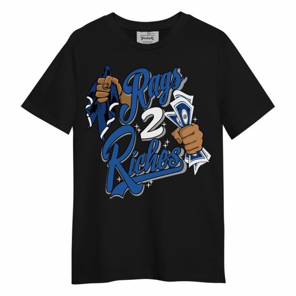 Brave Blue 13s Shirt, Rag 2 Riches Unisex Shirt Matching Jordan Shirt Jezsport.com