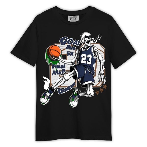 Midnight Navy 13s Shirt, 23 G.O.A.T Basketball Shirt Outfit Matching Jordan Shirt Jezsport.com