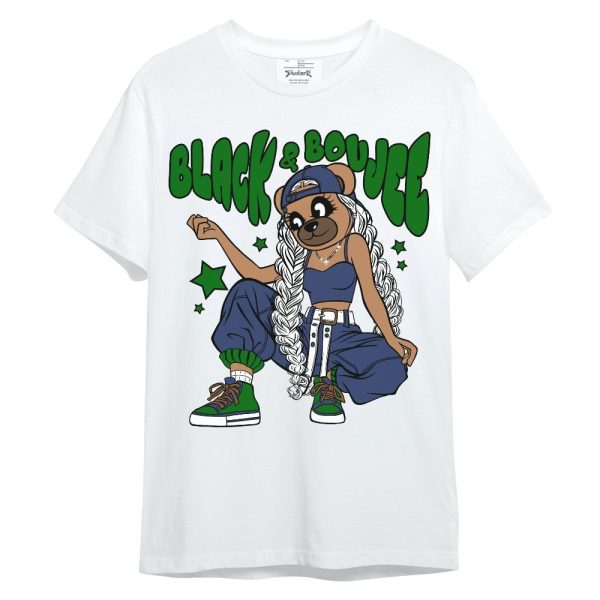 Midnight Navy 13s Shirt - Boujee Girls Bear Unisex Shirt Matching Jordan Shirt Jezsport.com