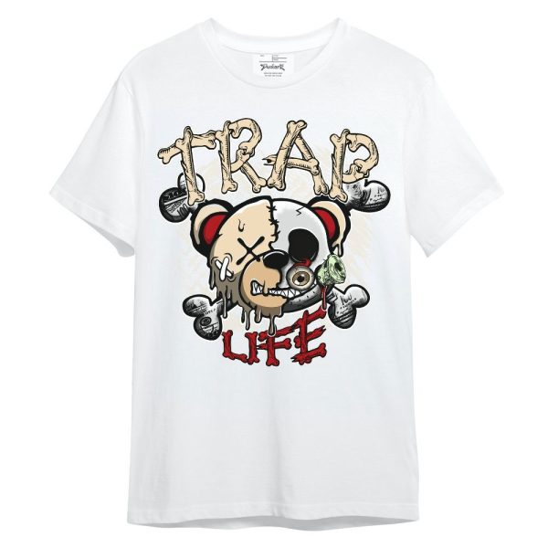 Dunk Low Strawberry Waffle Shirt, Trap Bear Skull Unisex Shirt Matching Jordan Shirt Jezsport.com