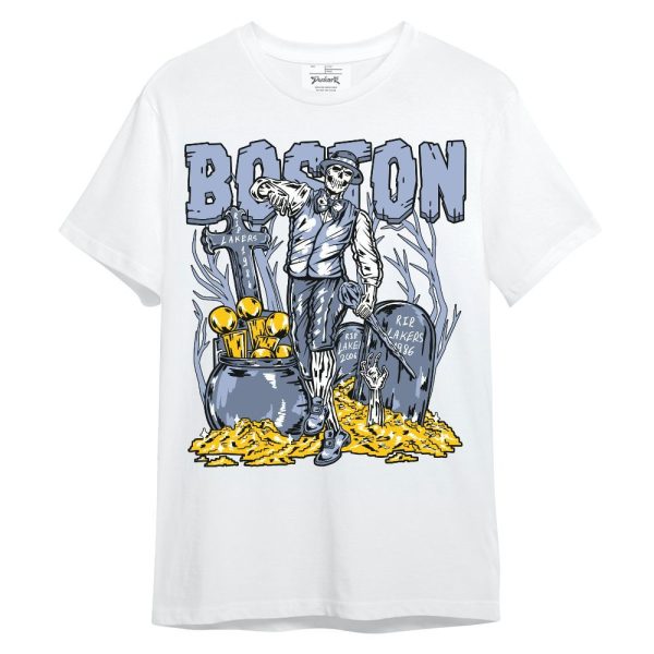 Retro Blue Grey 13s Shirt - Goldrush Skeleton Unisex Shirt Matching Jordan Shirt Jezsport.com