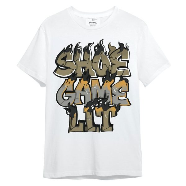 Black Olive 7s Shirt - Shoe Game Lit Graphic Unisex Shirt Matching Jordan Shirt Jezsport.com