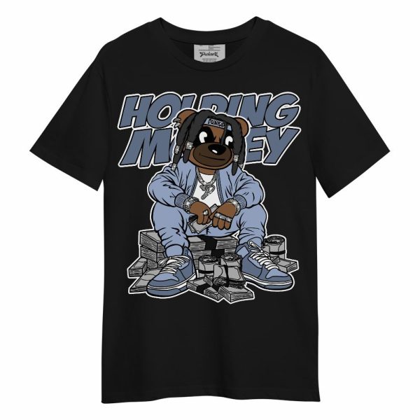 Retro Blue Grey 13s Shirt - Possessing Moneys Bear Unisex Shirt Matching Jordan Shirt Jezsport.com