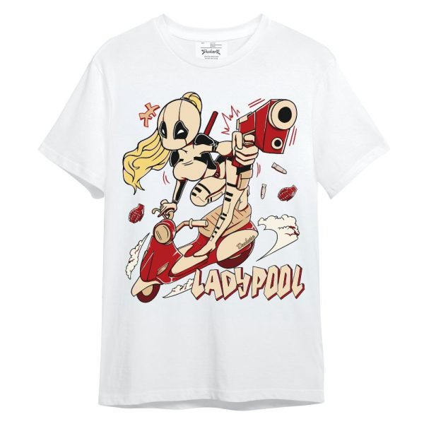 Dunk Low Strawberry Waffle Shirt - Lady Pool Cartoon Unisex Shirt Matching Jordan Shirt Jezsport.com