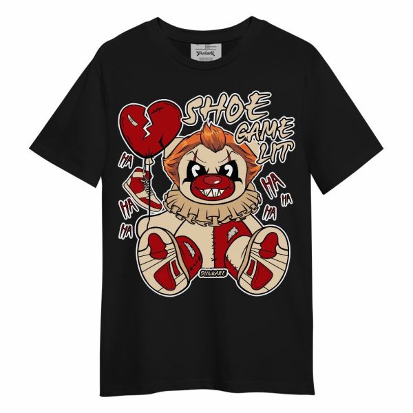 Dunk Low Strawberry Waffle Shirt - Shoe Game Bear Unisex Shirt Matching Jordan Shirt Jezsport.com