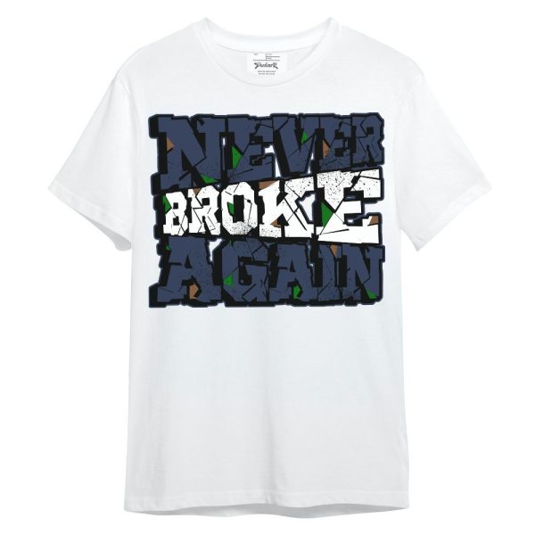 Midnight Navy 13s Shirt, Never Broke Again Work Hard Unisex Shirt Matching Jordan Shirt Jezsport.com