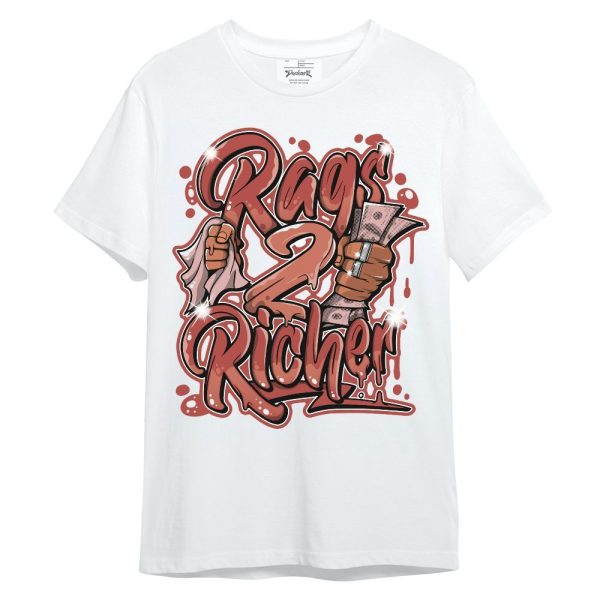 Dune Red 13s Shirt - Rag 2 Rich Graphic Unisex Shirt Matching Jordan Shirt Jezsport.com