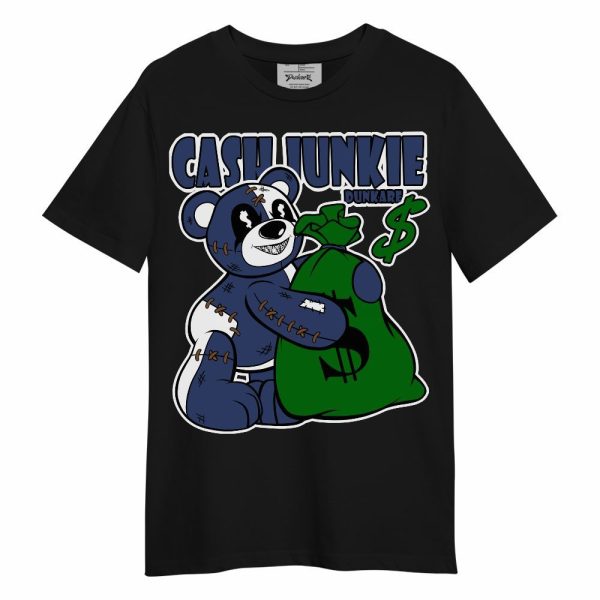 Midnight Navy 13s Shirt - Cashs Junkie Bear Unisex Shirt Matching Jordan Shirt Jezsport.com