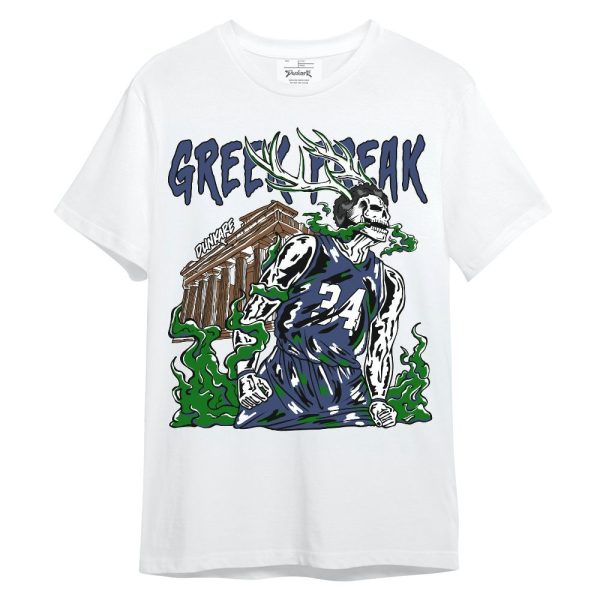 Midnight Navy 13s Shirt - Greek Freaks Skeleton Shirt Unisex Outfit Unisex Shirt Matching Jordan Shirt Jezsport.com