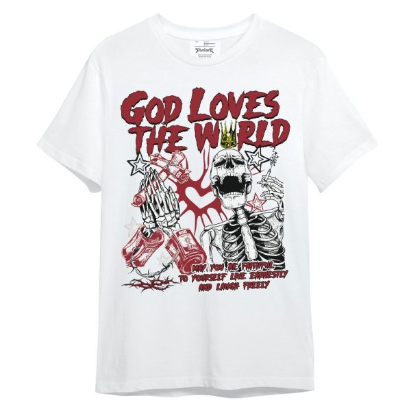 High Black Toe Reimagined 1s Shirt, God Loves The World Unisex Shirt Matching Jordan Shirt Jezsport.com