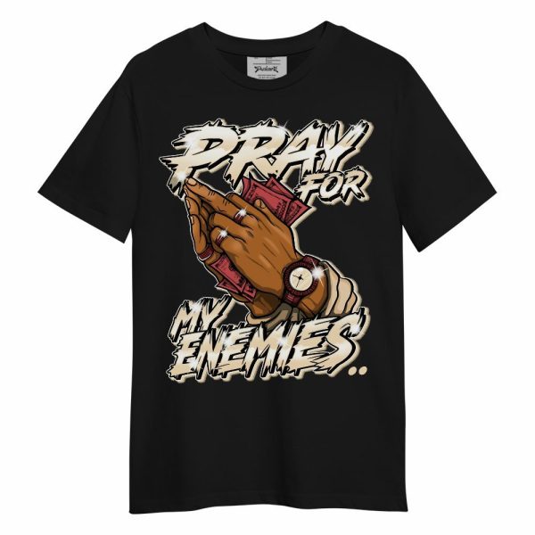 Dunk Low Strawberry Waffle Shirt - Prayed For Enemies Graphic Unisex Shirt Matching Jordan Shirt Jezsport.com