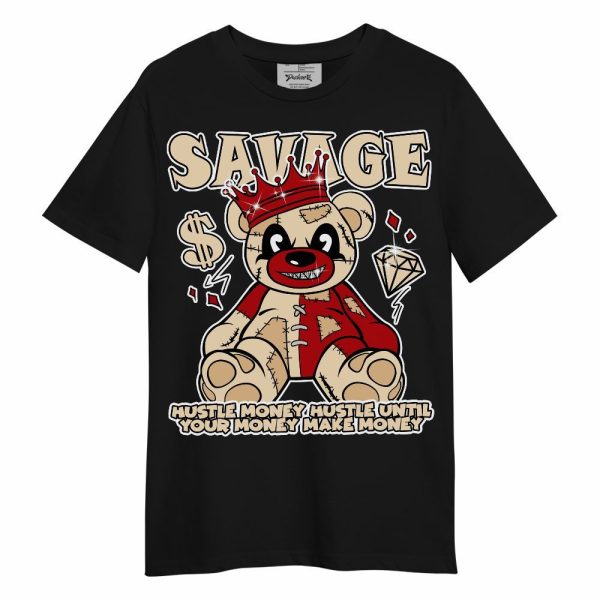 Dunk Low Strawberry Waffle Shirt - Savages Bear Unisex Shirt Matching Jordan Shirt Jezsport.com