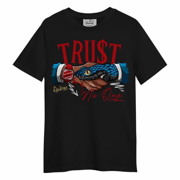 OG Varsity Red 17s Shirt, Snake Trust No One Unisex Shirt Matching Jordan Shirt Jezsport.com