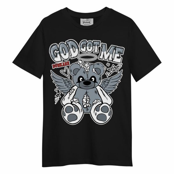 Wolf Grey 13s Shirt - Gods Guides Me Bear Unisex Shirt Matching Jordan Shirt Jezsport.com